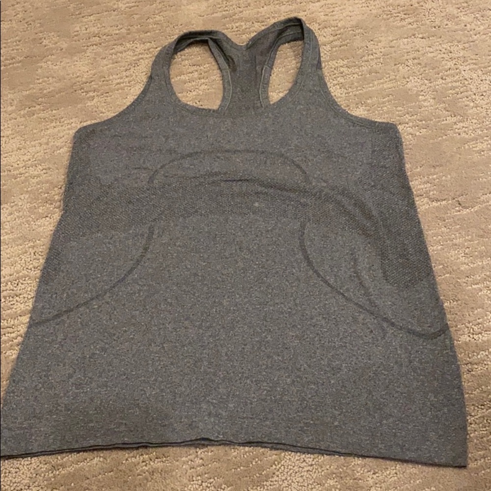 Lululemon Swiftly Tank Top, Grey, Size 8